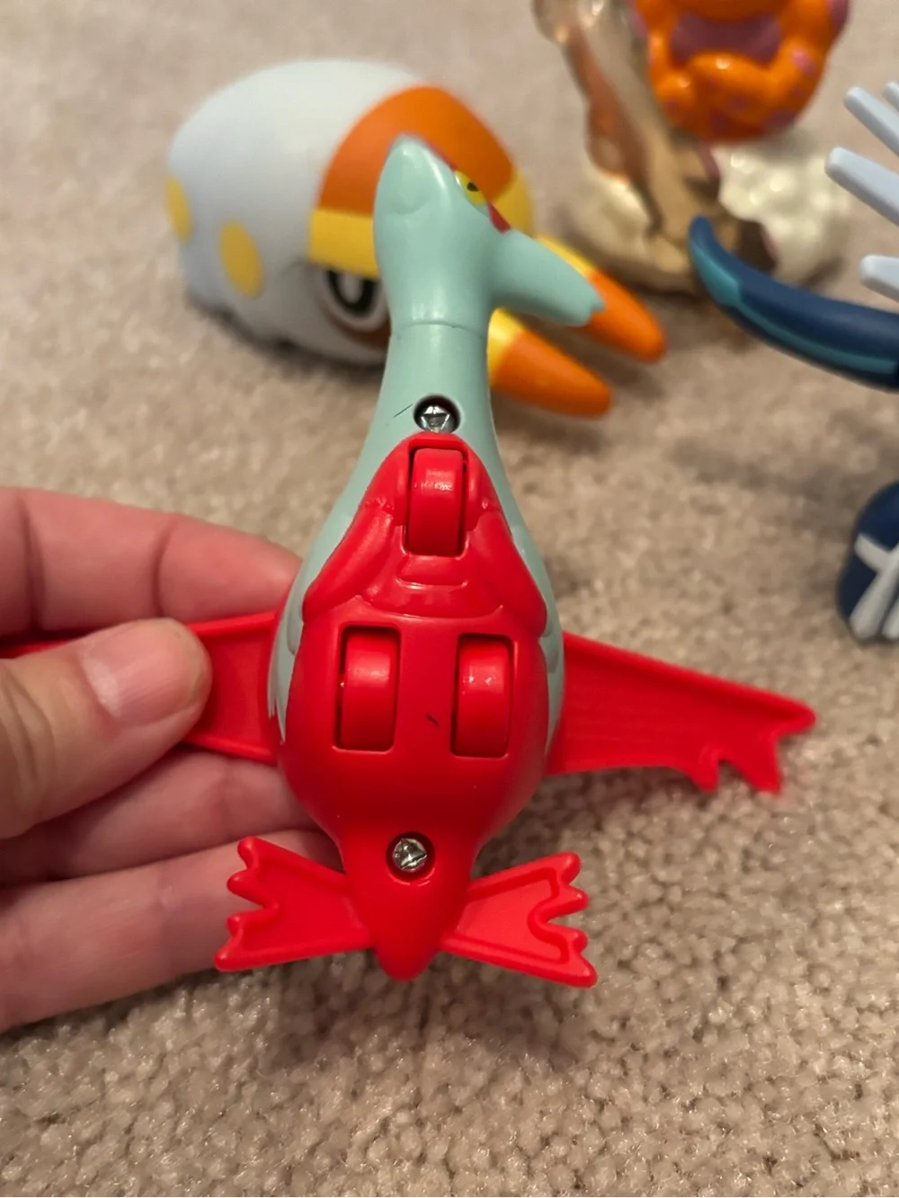 Pokemon Landorus Thunderus Dialga McDonalds Toy Lot Latias Grubbin Collectible